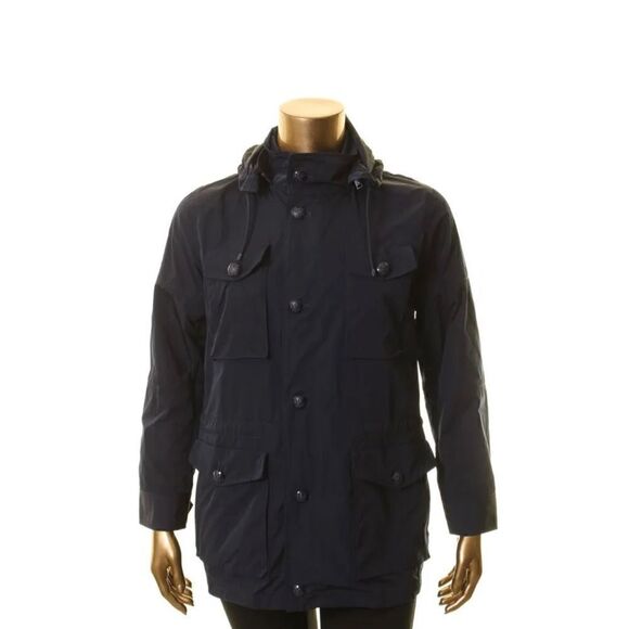 LAUREN RALPH LAUREN Women's Drawstring Waist Button Up Jacket Top TEDO sz S - Picture 1 of 8